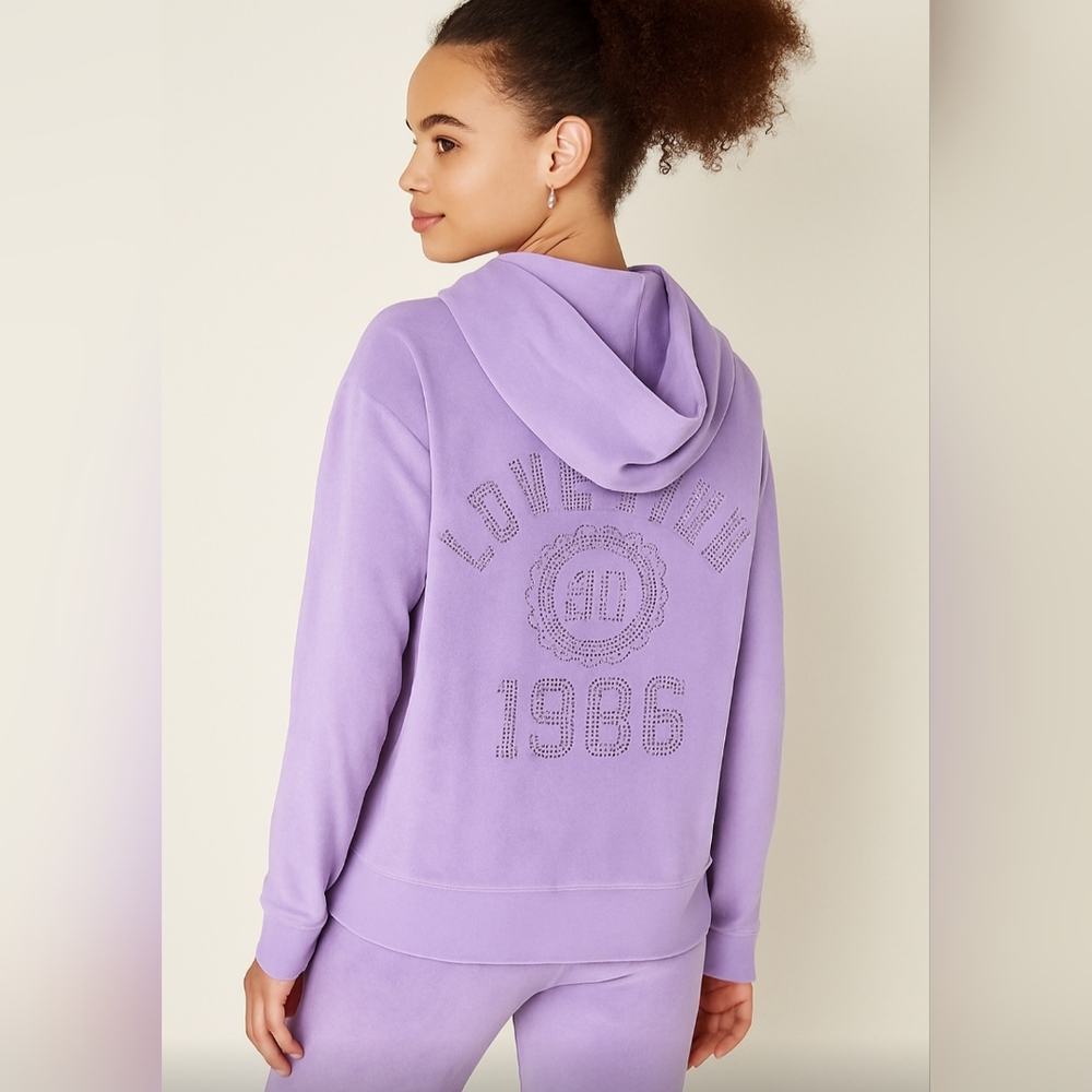 Victoria's Secret PINK BLING PERFECT HOODIE size Medium